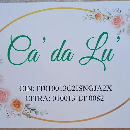 Vakantiehuis Ca'da Lu' *