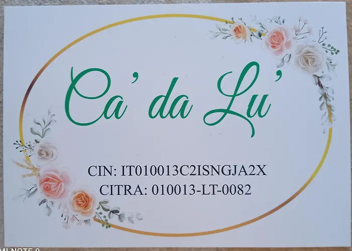 Semesterbostad Ca'da Lu' *